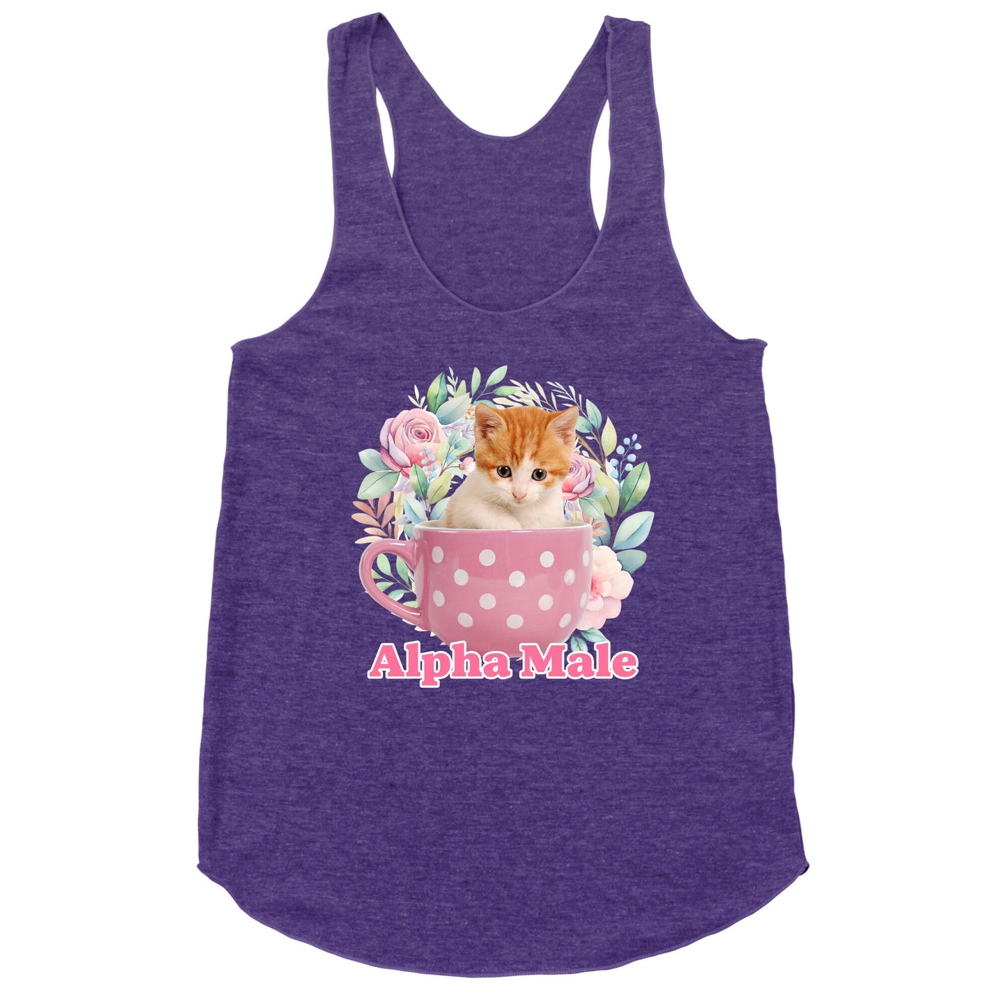 Alpha Male Kitten Racerback Tank