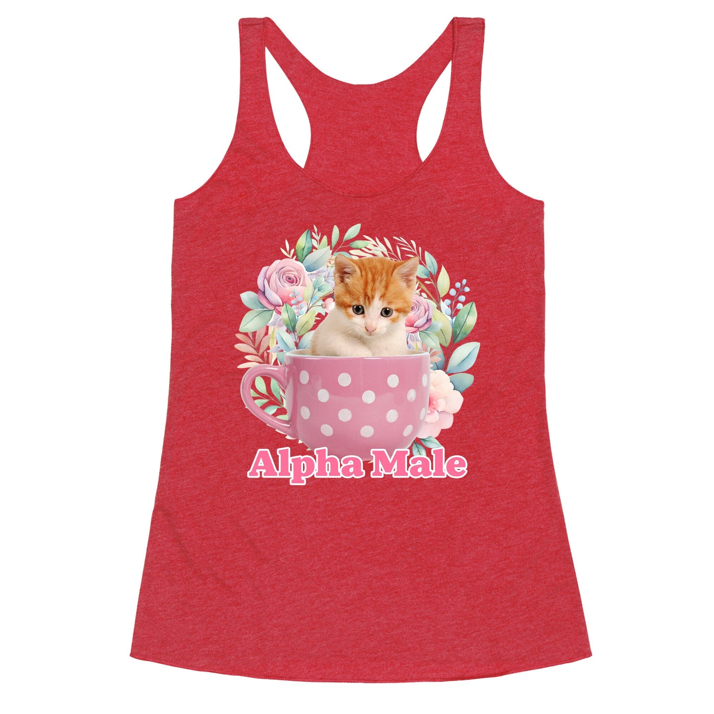 Alpha Male Kitten Racerback Tank
