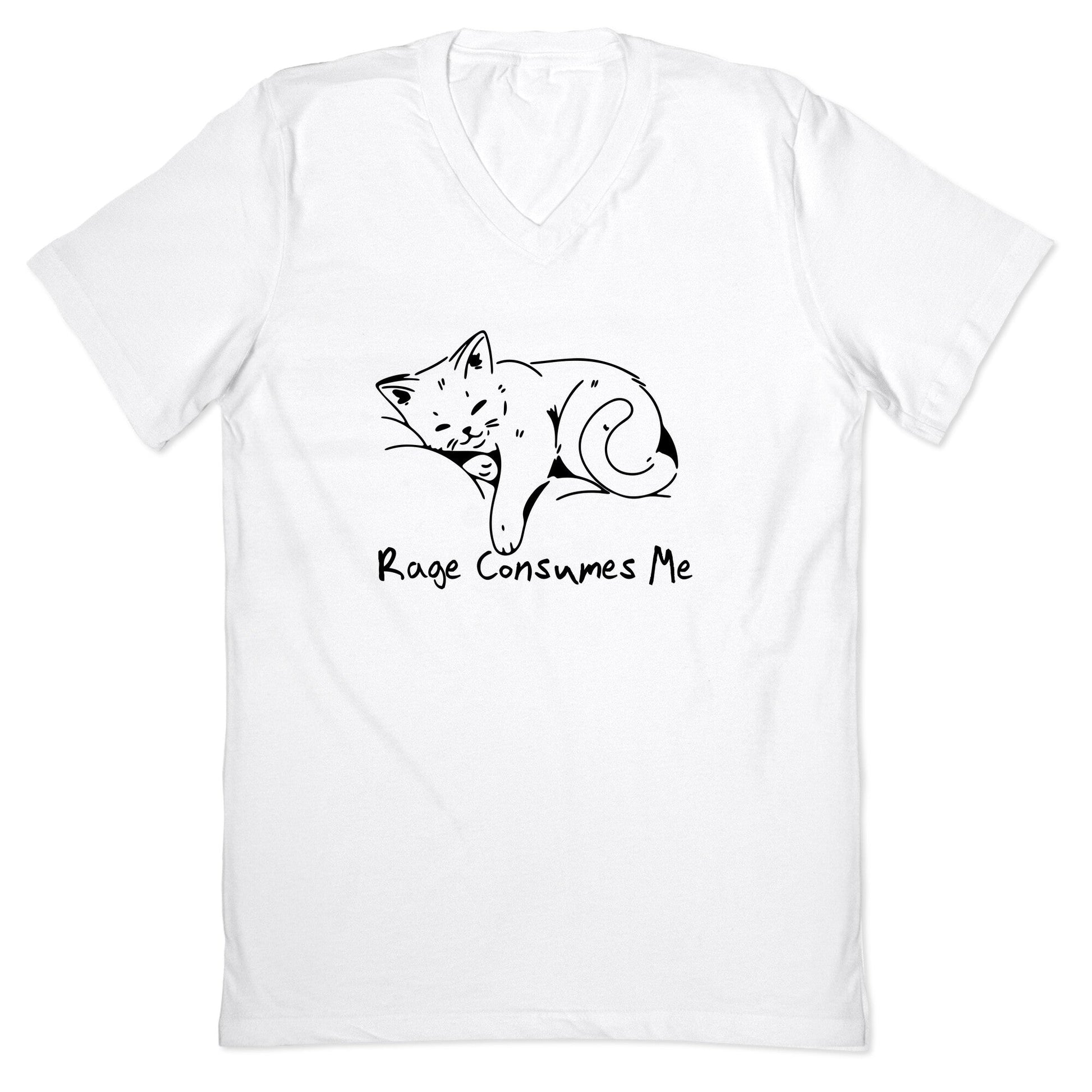 Rage Consumes Me Kitten V-Neck