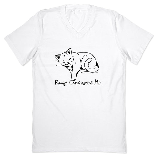 Rage Consumes Me Kitten V-Neck