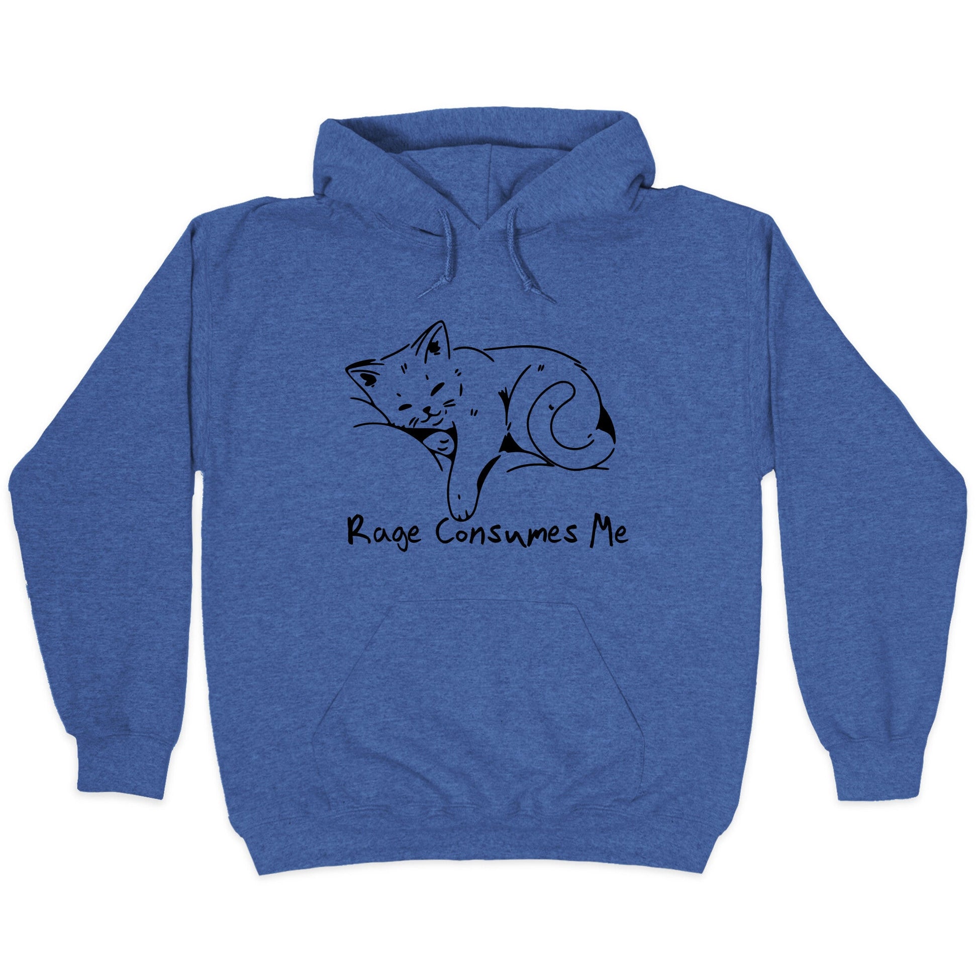 Rage Consumes Me Kitten Hoodie