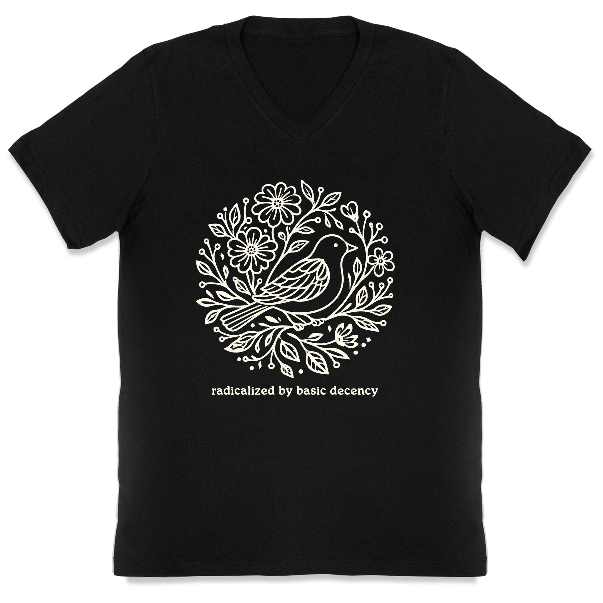 Radicalized By Basic Decency V-Neck