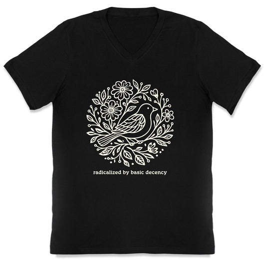 Radicalized By Basic Decency V-Neck
