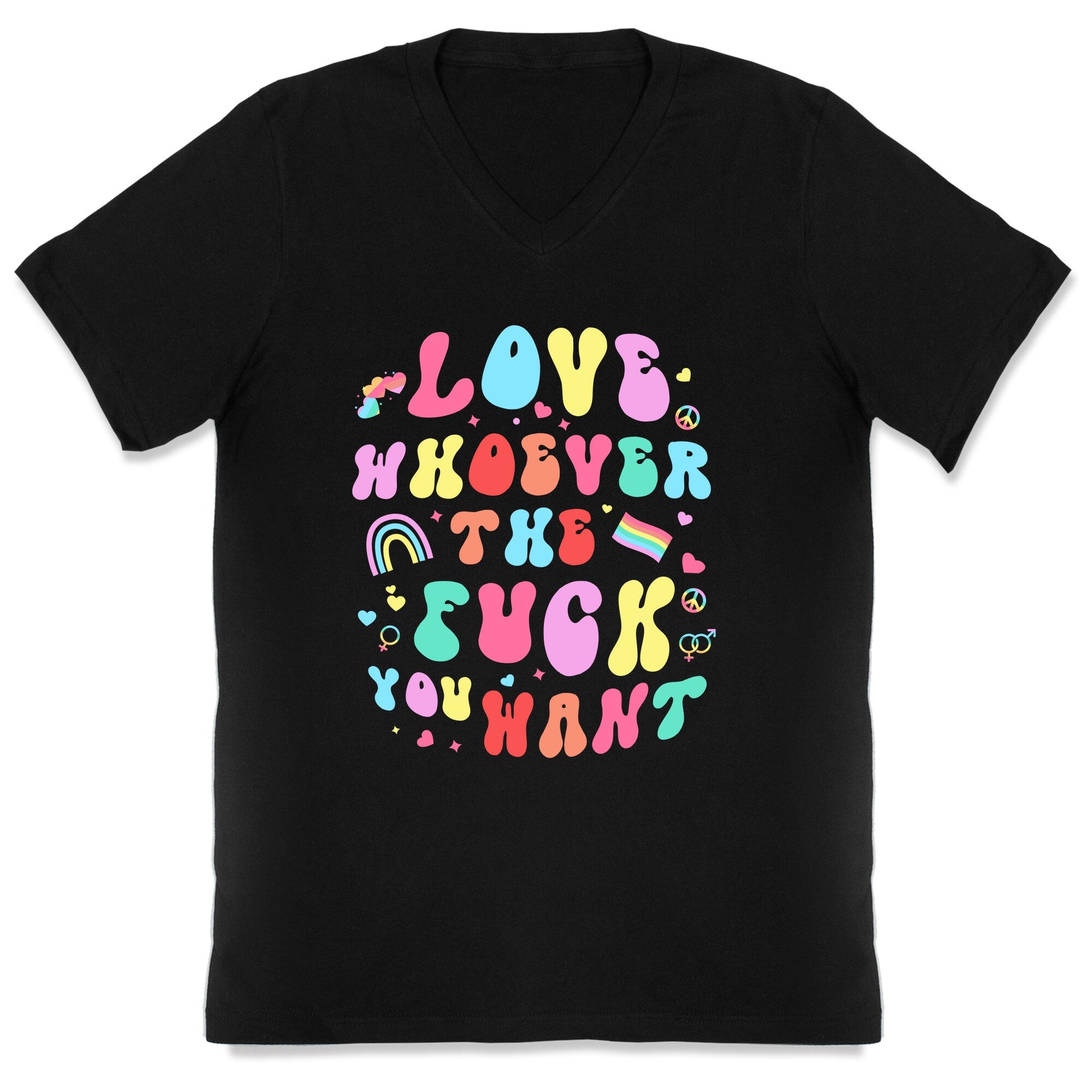Love Whoever The F You Want V-Neck