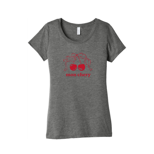 Mon Chery Womens Triblend Tee