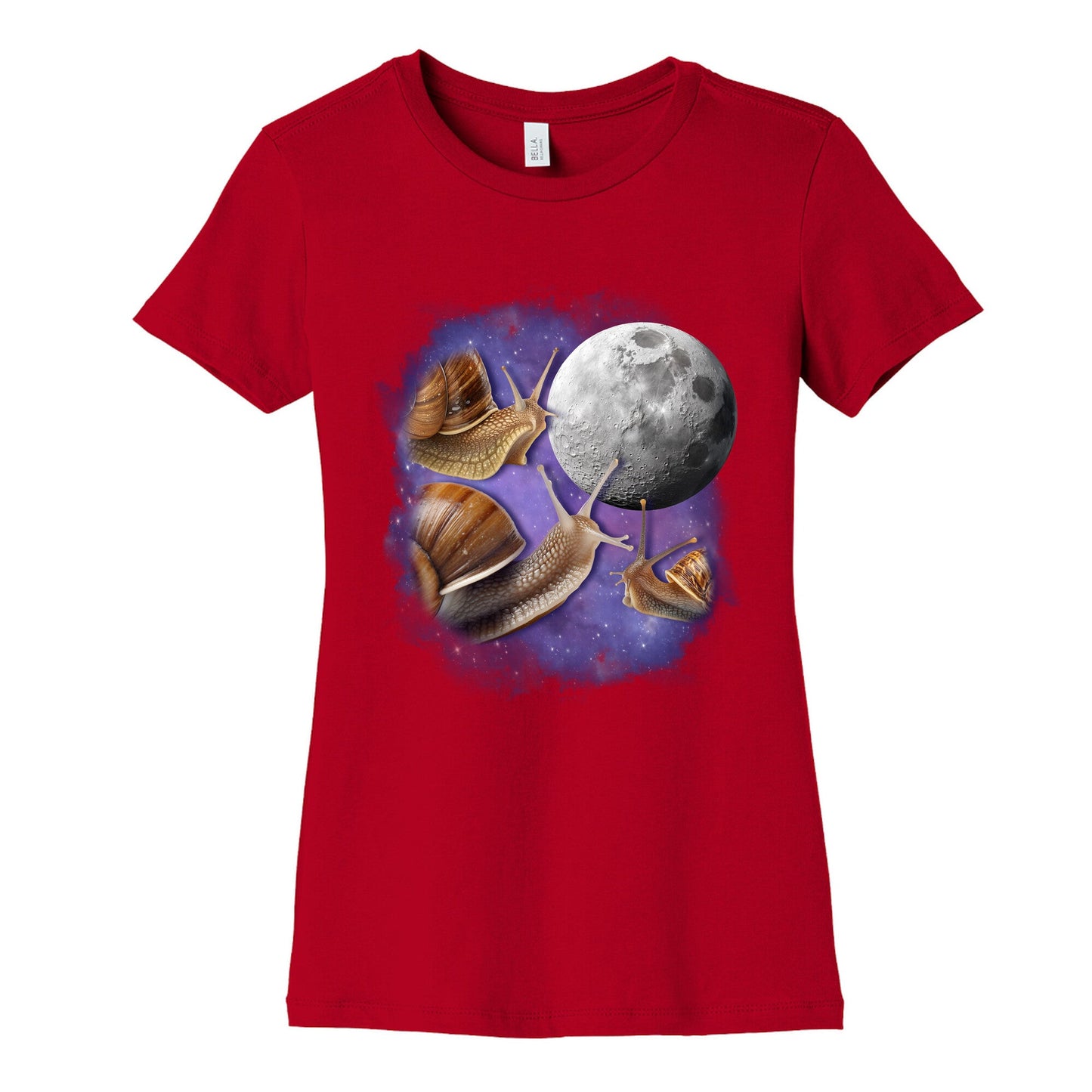 Yearning Snails Womens Cotton Tee