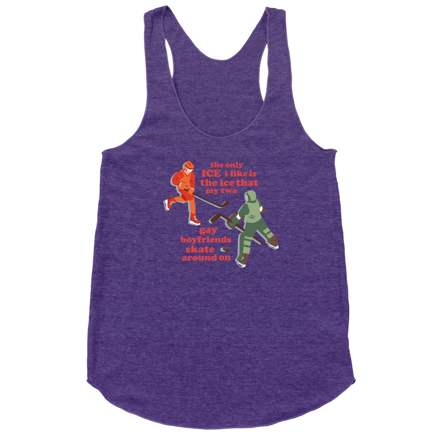 The Only Ice I Like Racerback Tank