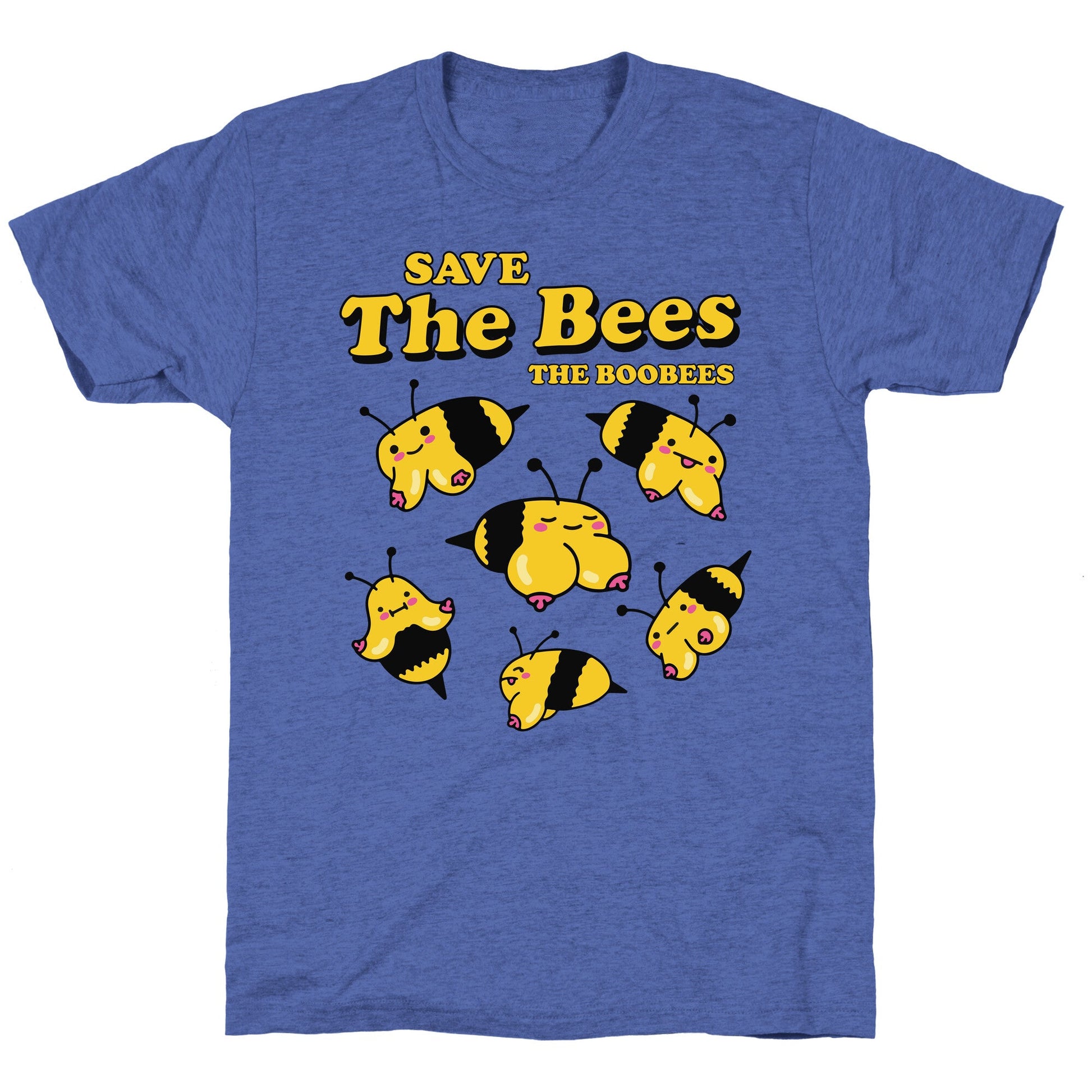 Save The Bees Boobees Unisex Triblend Tee