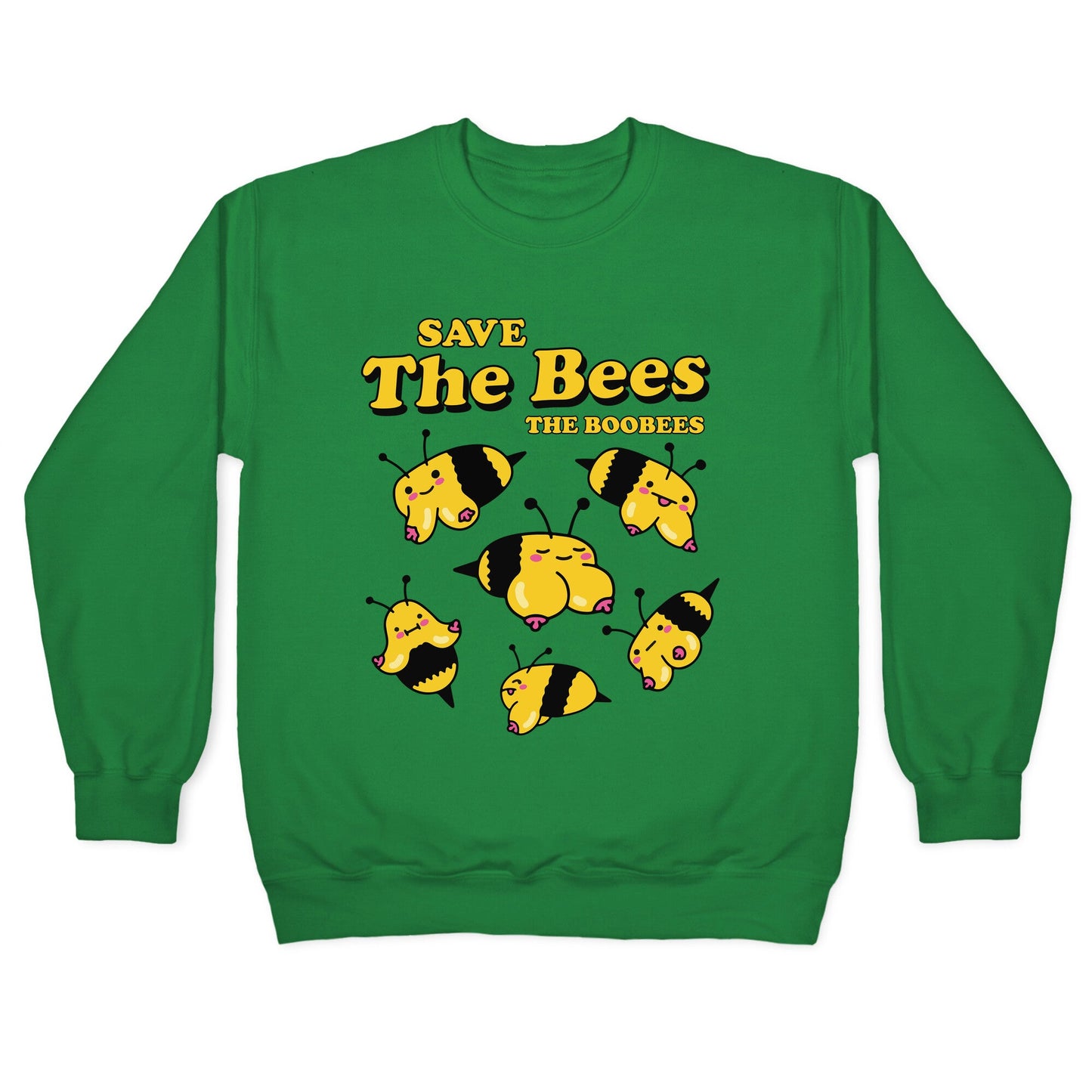 Save The Bees Boobees Crewneck Sweatshirt