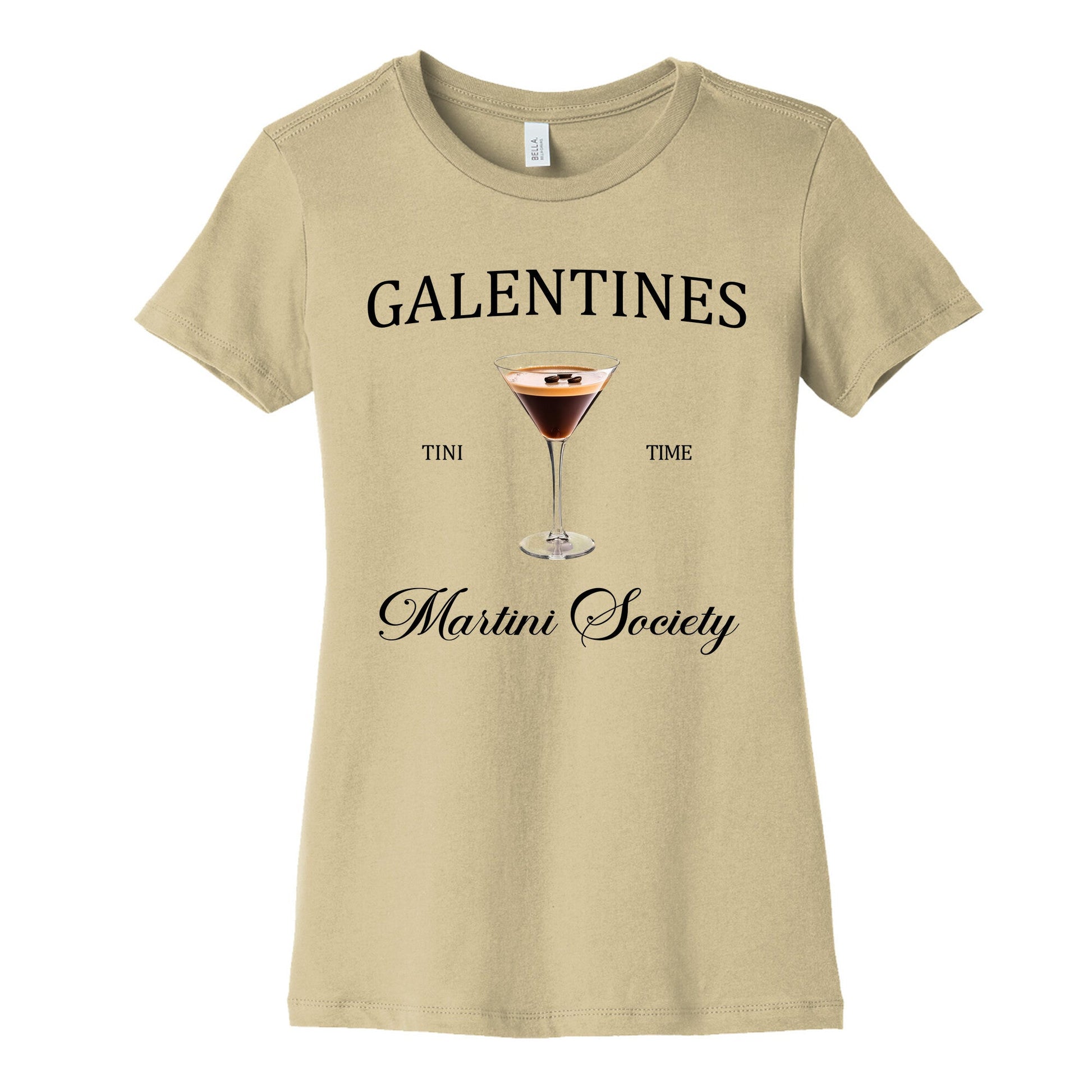 Galentines Tini Time Womens Cotton Tee
