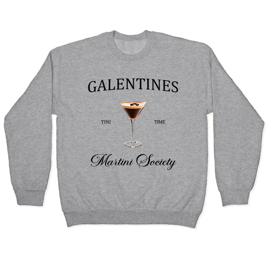 Galentines Tini Time Crewneck Sweatshirt