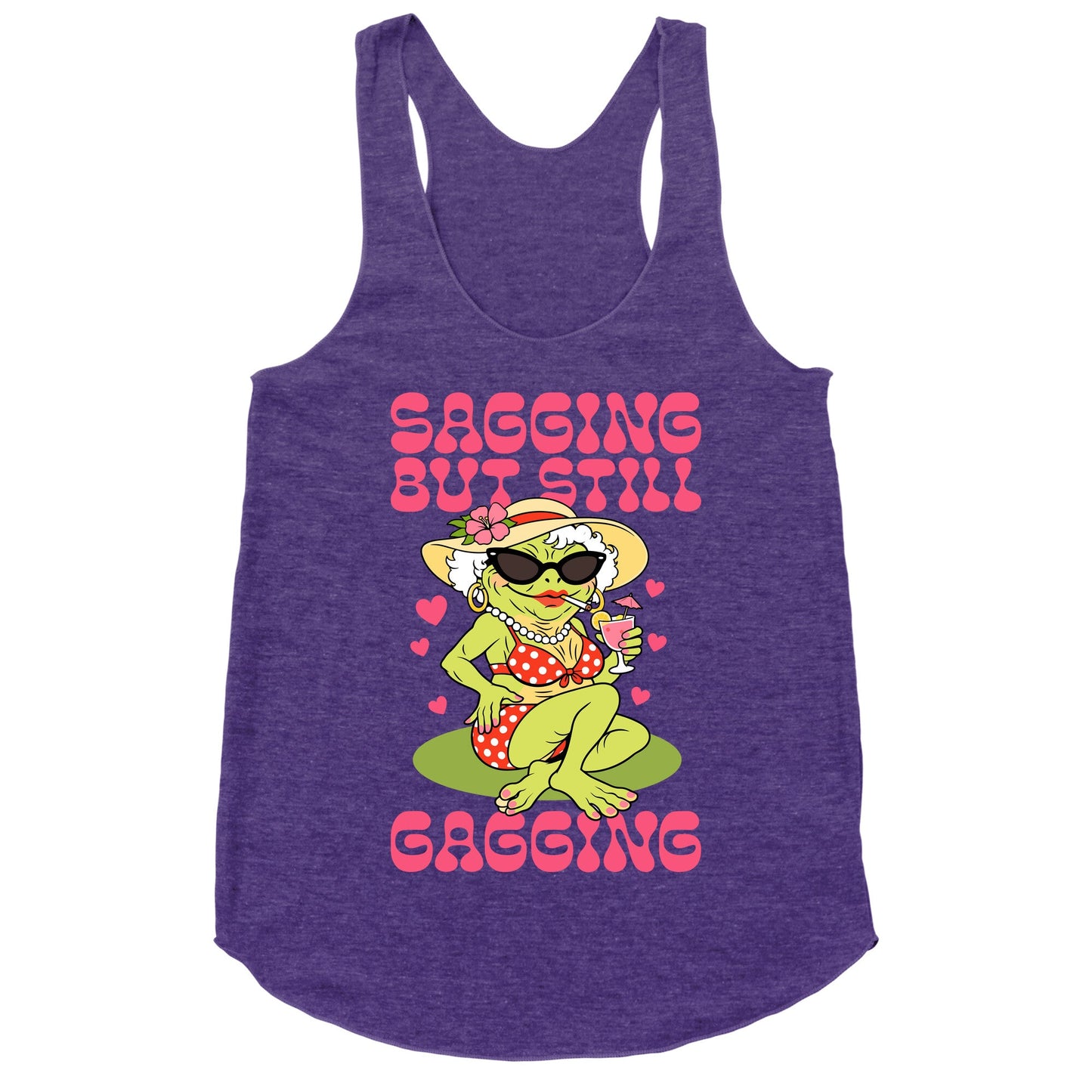 Sagging But Still Gagging Racerback Tank