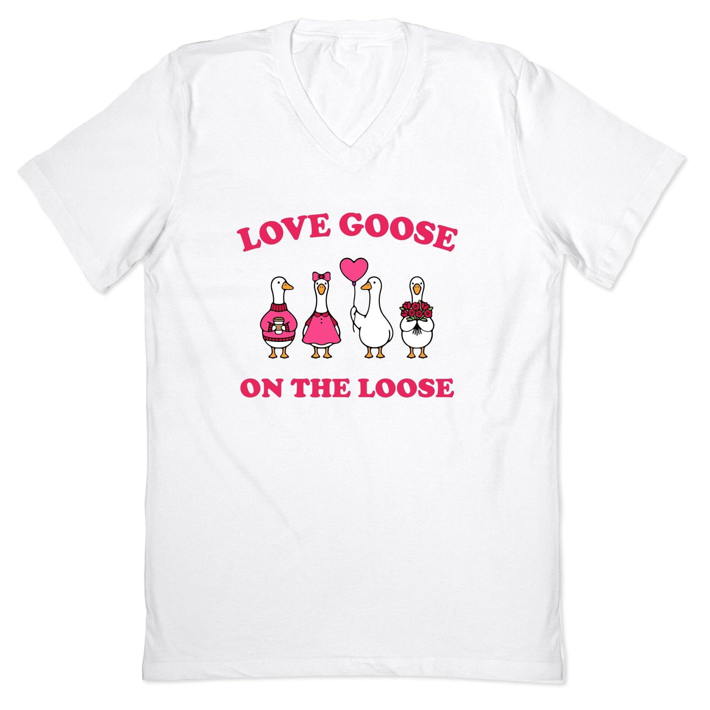Love Goose On The Loose V-Neck