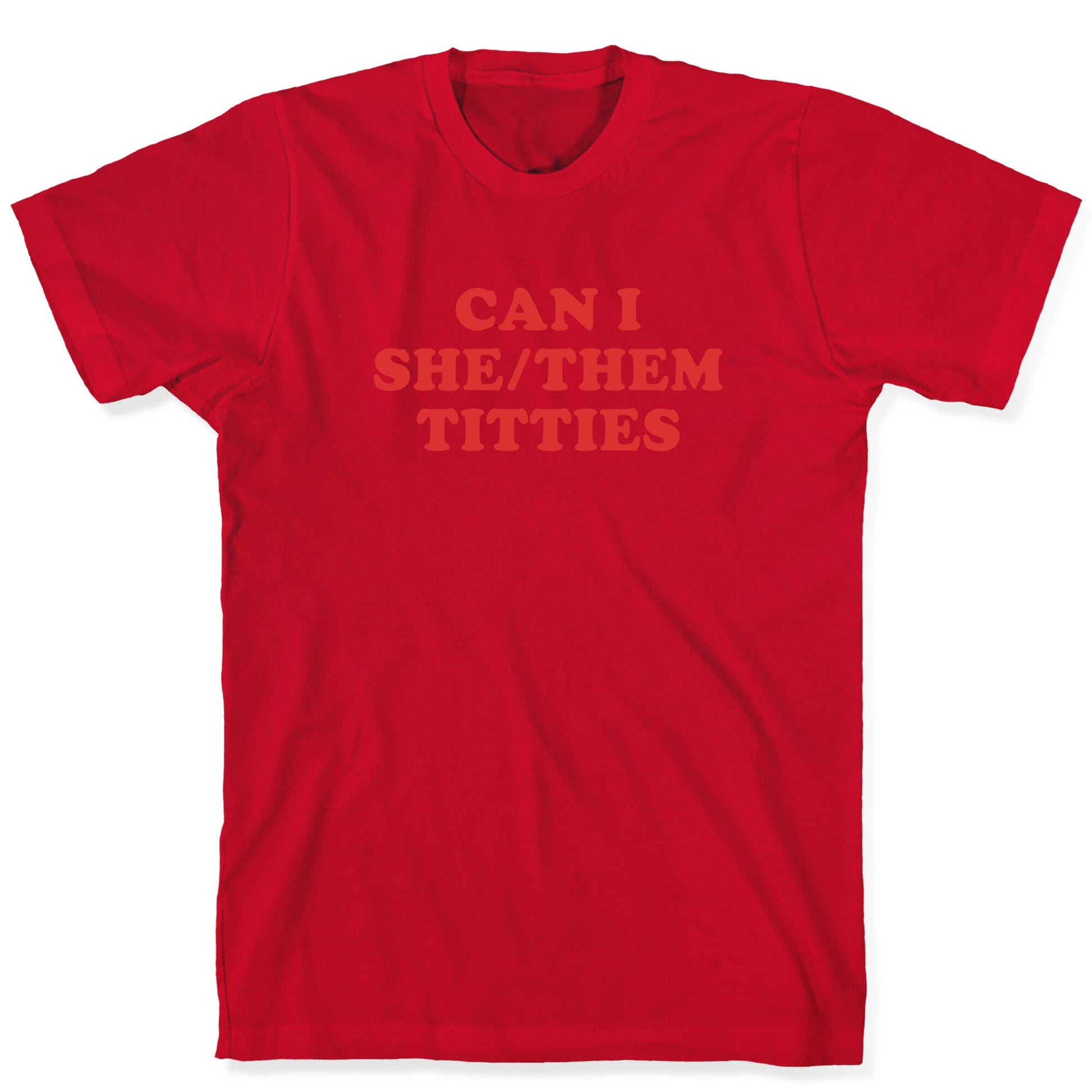 Can I She/Them Titties? T-Shirt