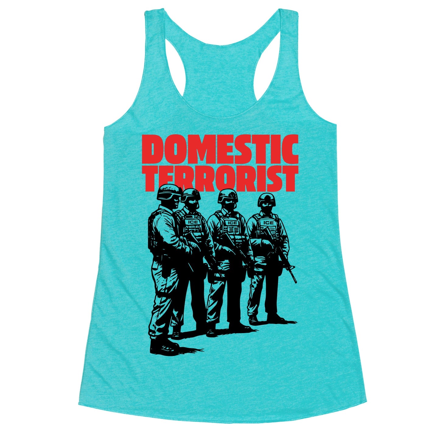 Domestic Terrorist Racerback Tank