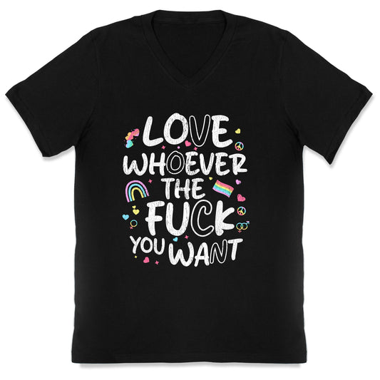 Love Whoever The Fuck You Want V-Neck