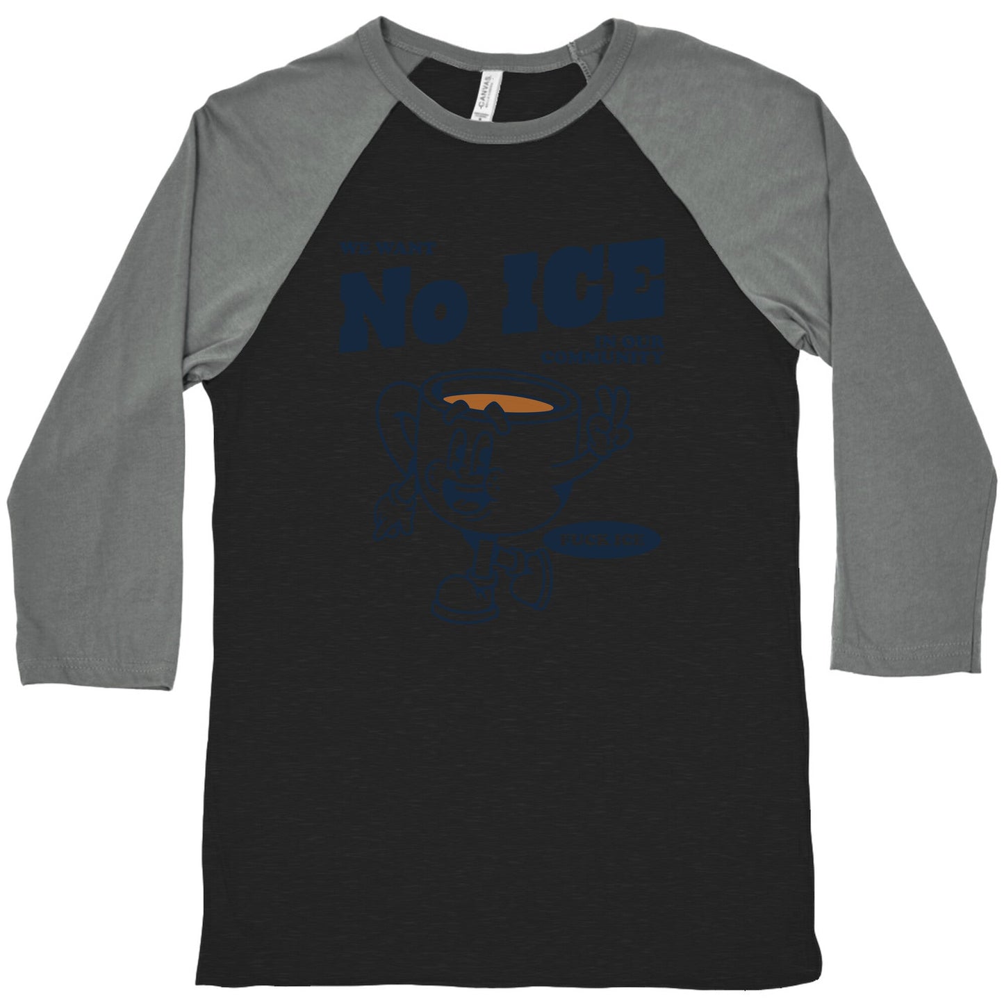 No ICE Baseball Tee