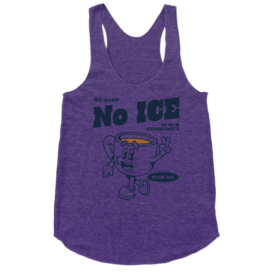 No ICE Racerback Tank