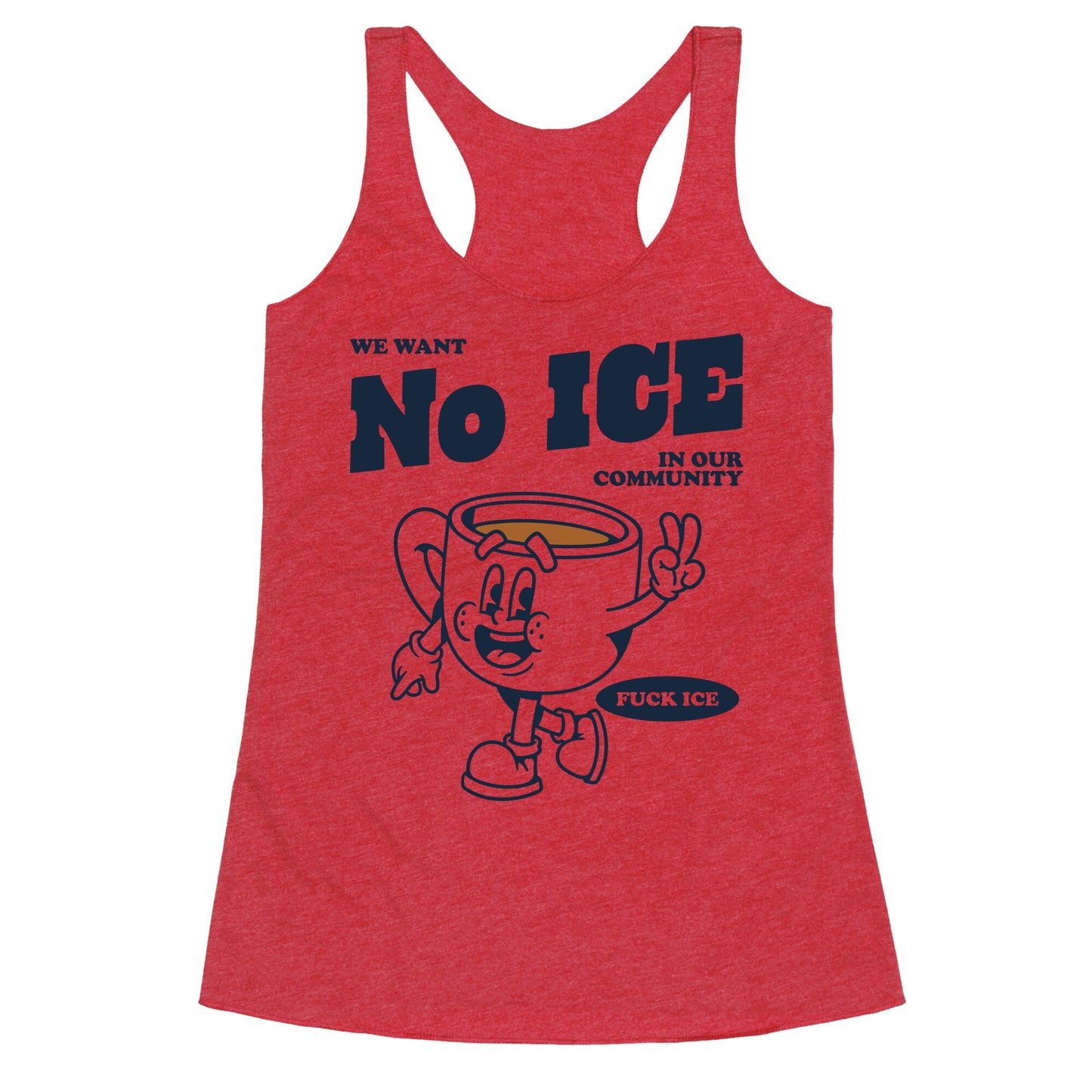 No ICE Racerback Tank