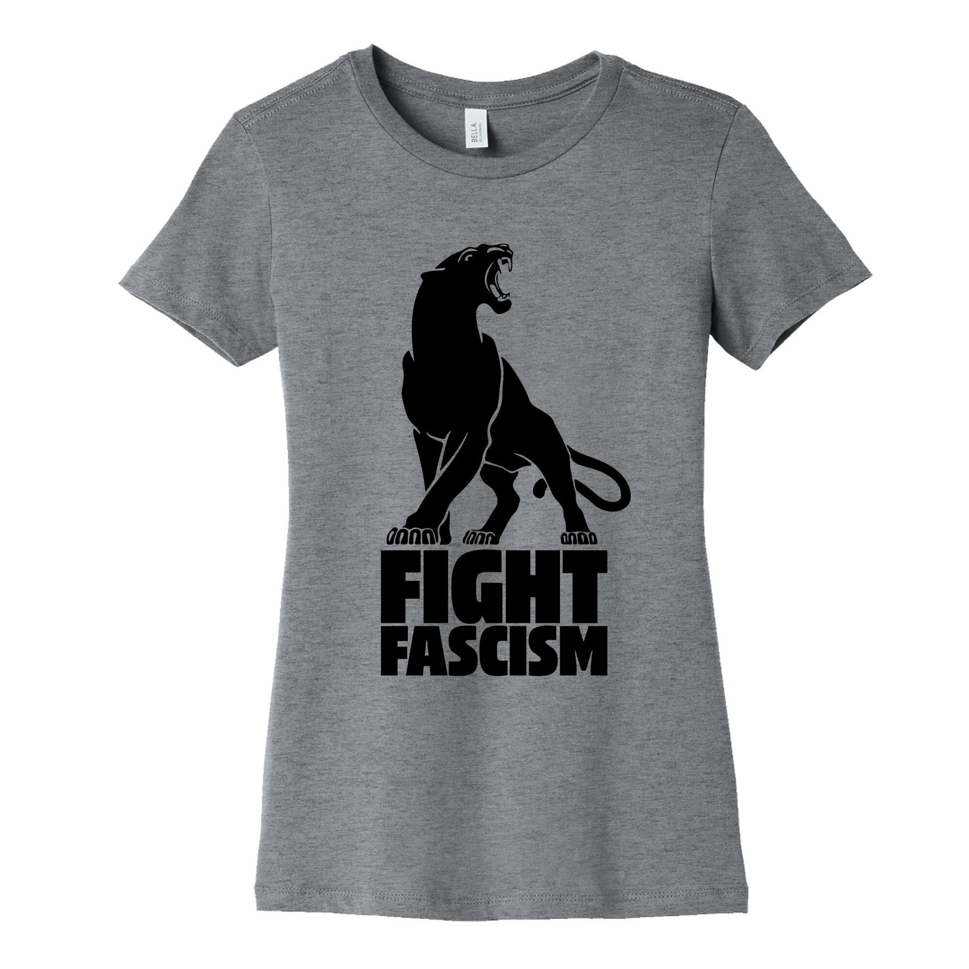 Fight Fascism Womens Cotton Tee