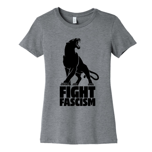 Fight Fascism Womens Cotton Tee