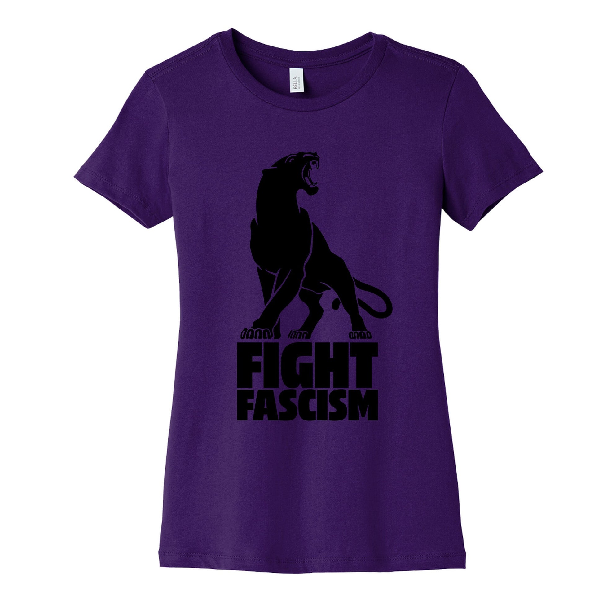 Fight Fascism Womens Cotton Tee