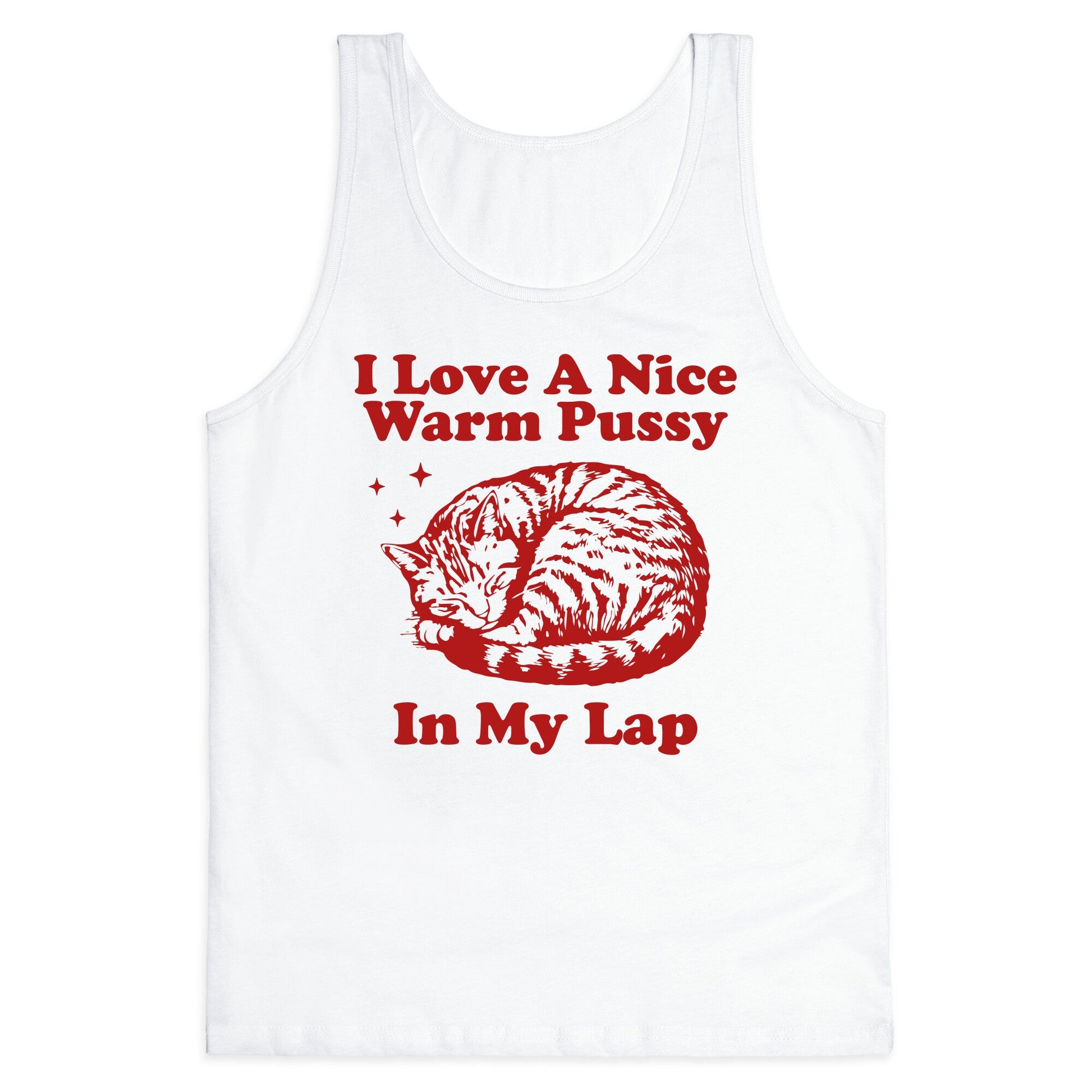 I Love A Nice Warm Pussy In My Lap Tank Top