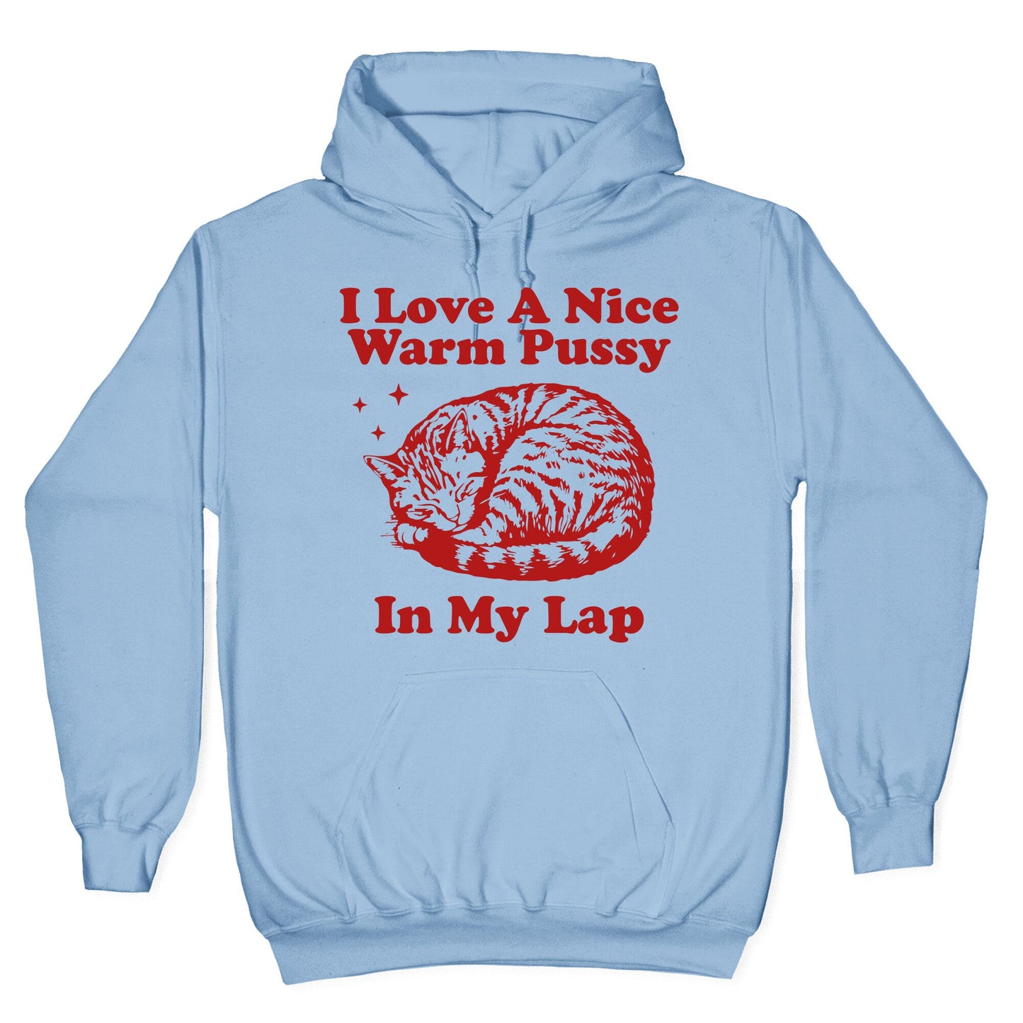 I Love A Nice Warm Pussy In My Lap Hoodie