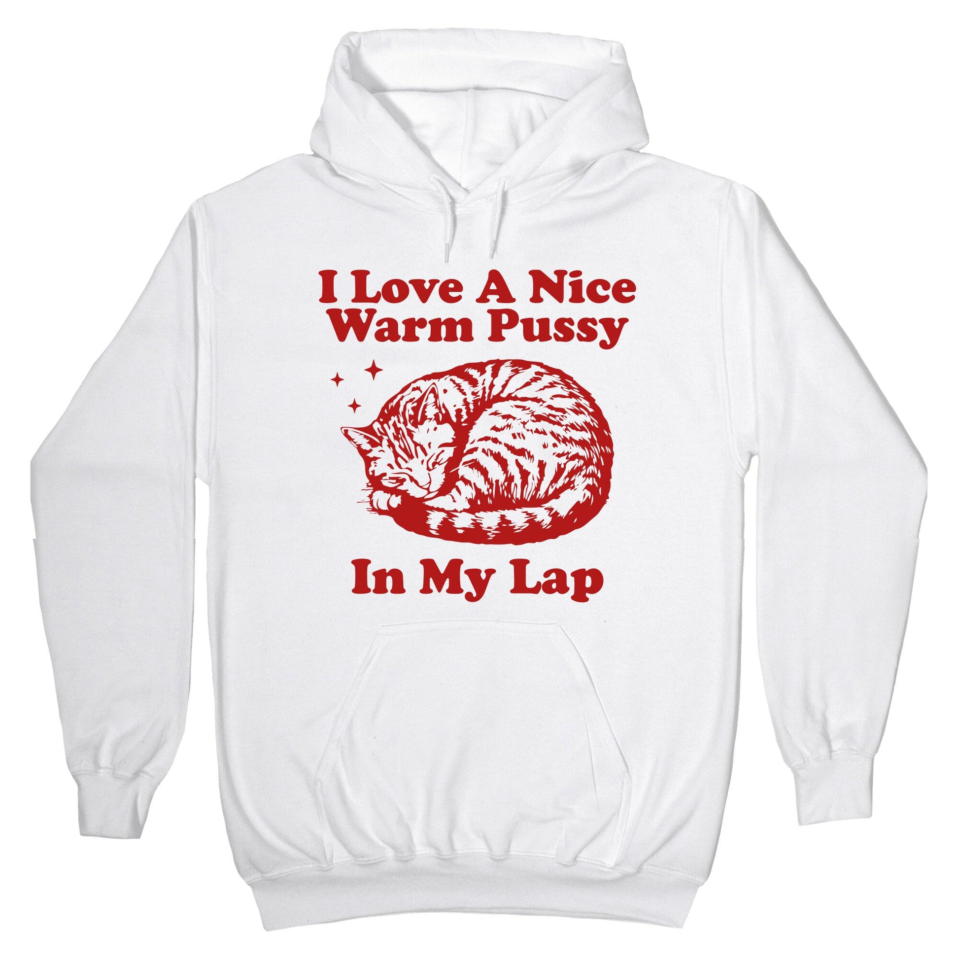 I Love A Nice Warm Pussy In My Lap Hoodie