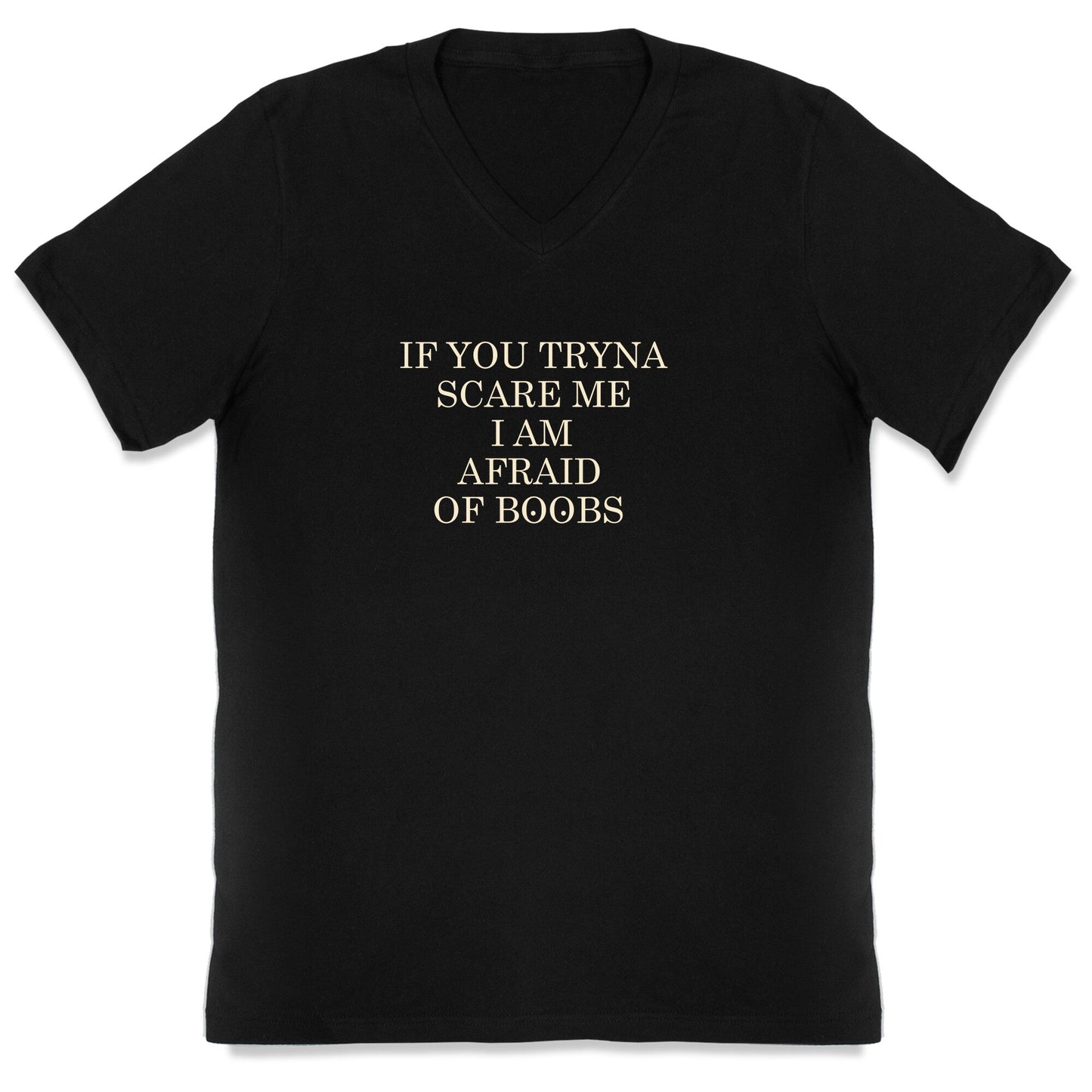 Afraid Of Boobs V-Neck