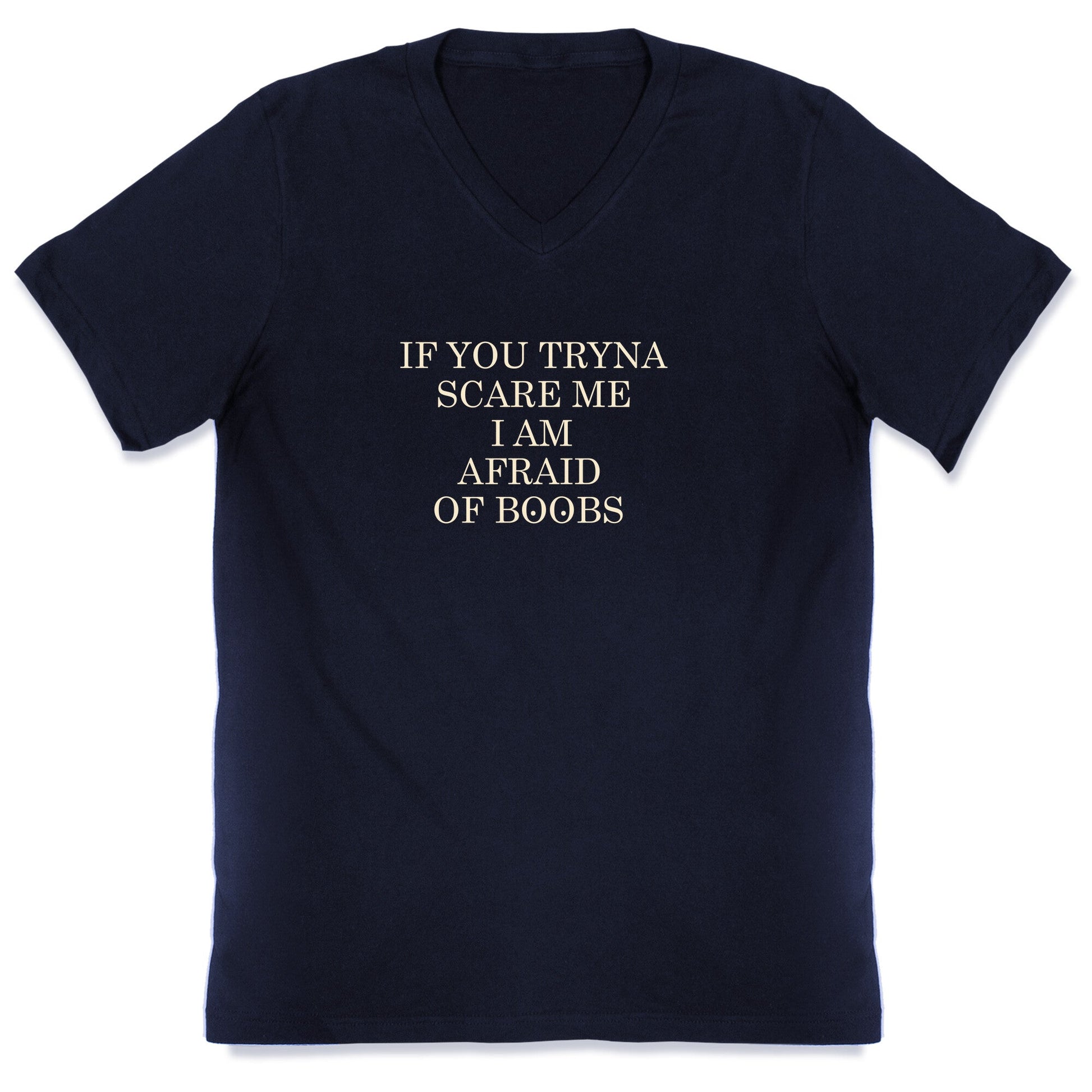 Afraid Of Boobs V-Neck