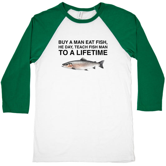 Fish Baseball Tee