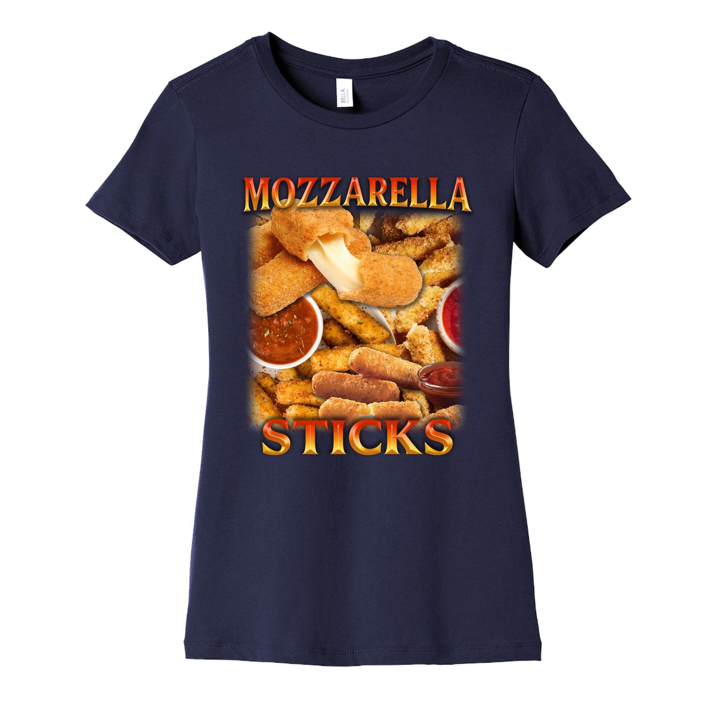 Mozzarella Sticks Womens Cotton Tee