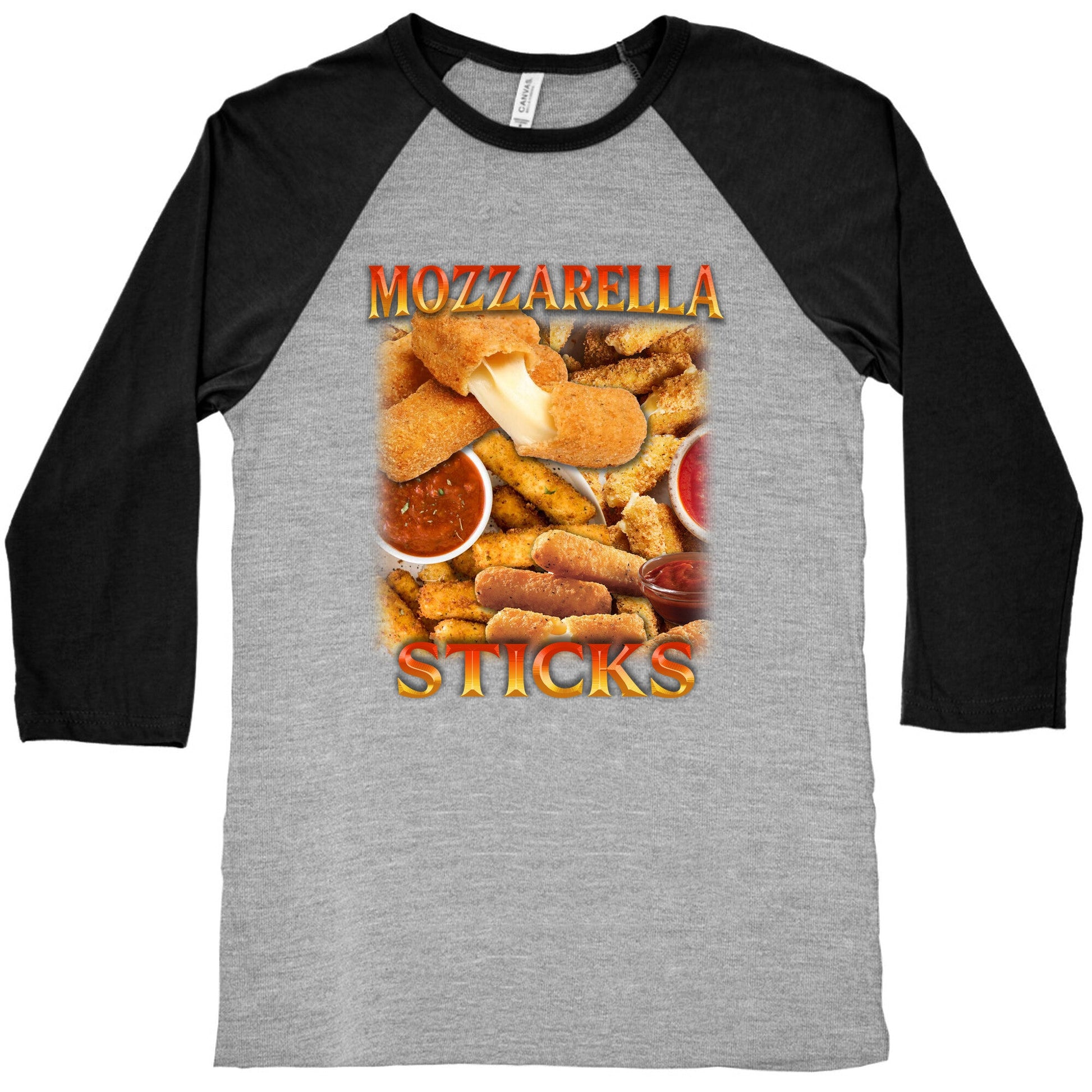 Mozzarella Sticks Baseball Tee