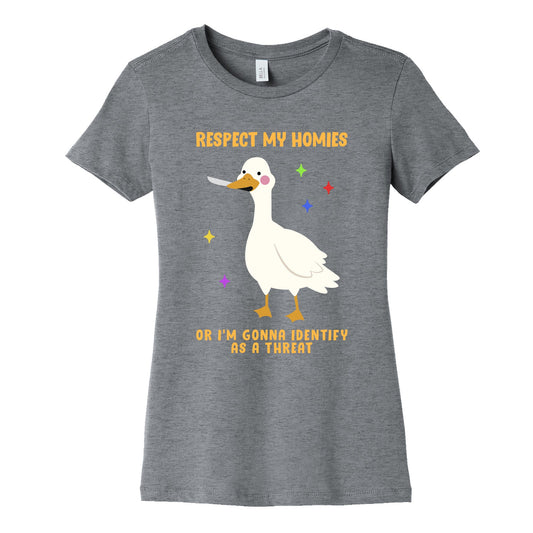 Respect My Homies Womens Cotton Tee
