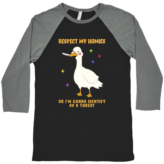 Respect My Homies Baseball Tee