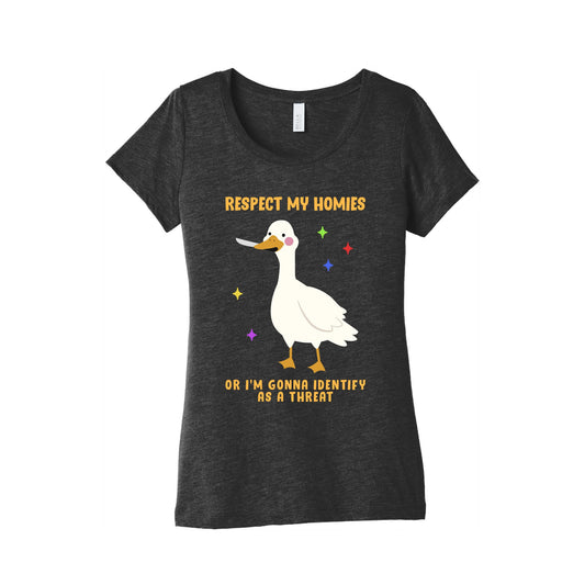 Respect My Homies Womens Triblend Tee