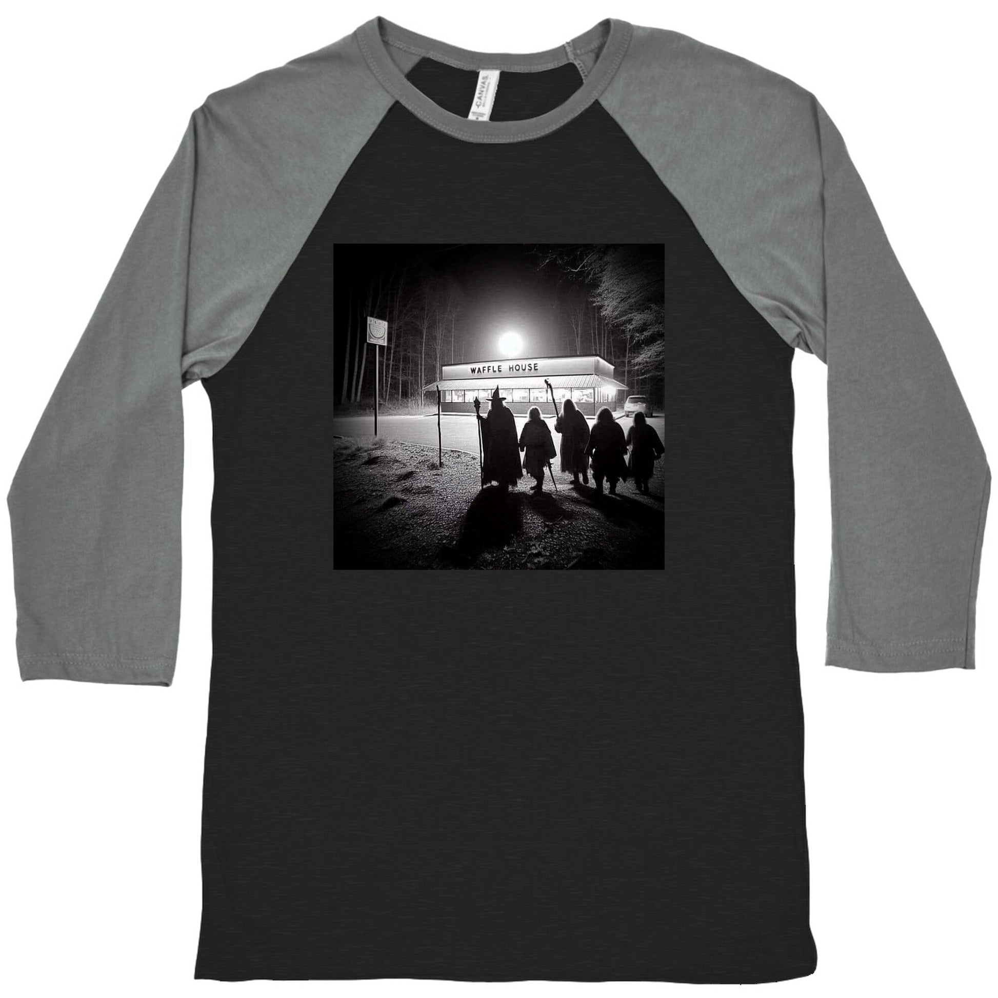 Fellowship Of The Waffle House Baseball Tee