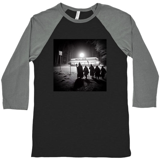 Fellowship Of The Waffle House Baseball Tee