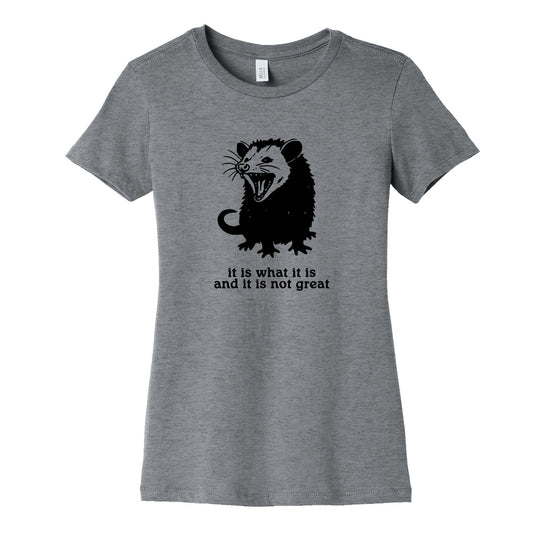 It Is What It Is Womens Cotton Tee