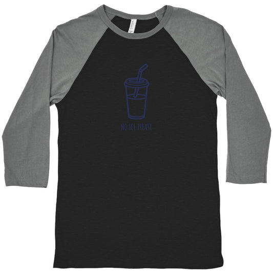 No ICE Please Baseball Tee