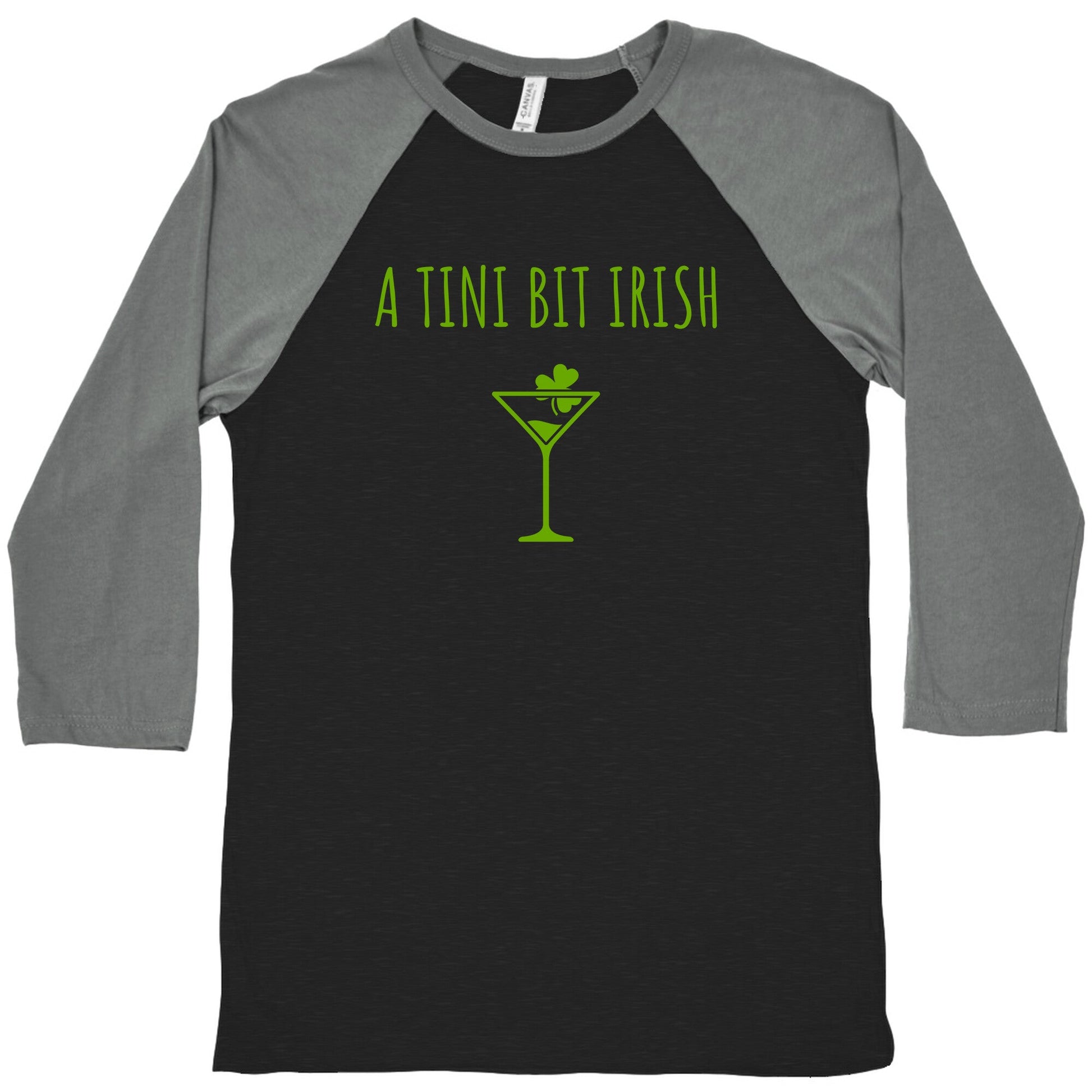 A Tini Bit Irish Baseball Tee