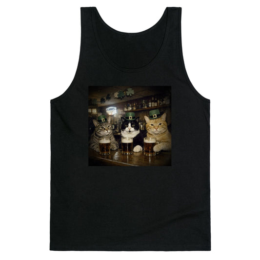 Saint Patrick Cats Tank Top