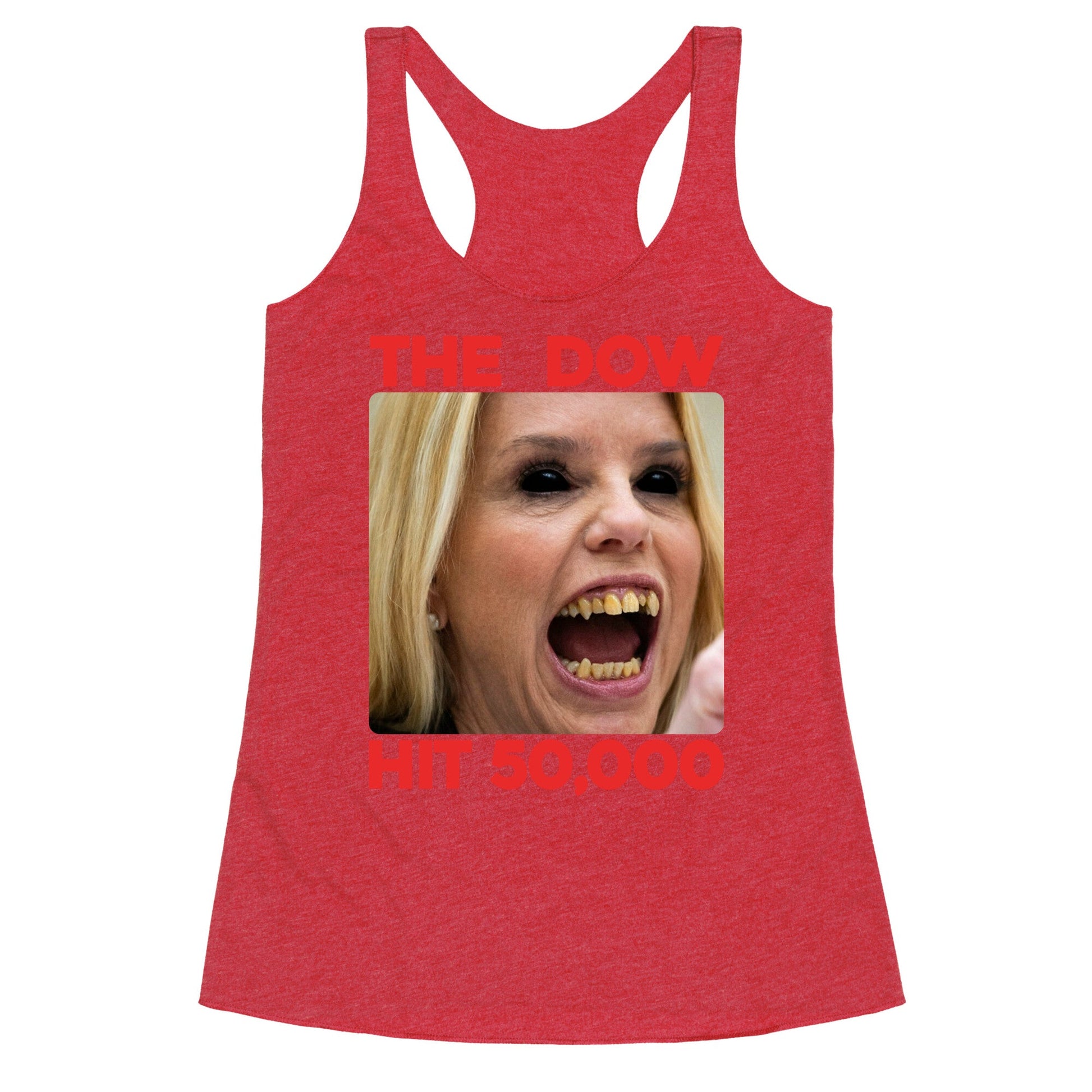 Bondi The DOW Hit 50,000 Racerback Tank