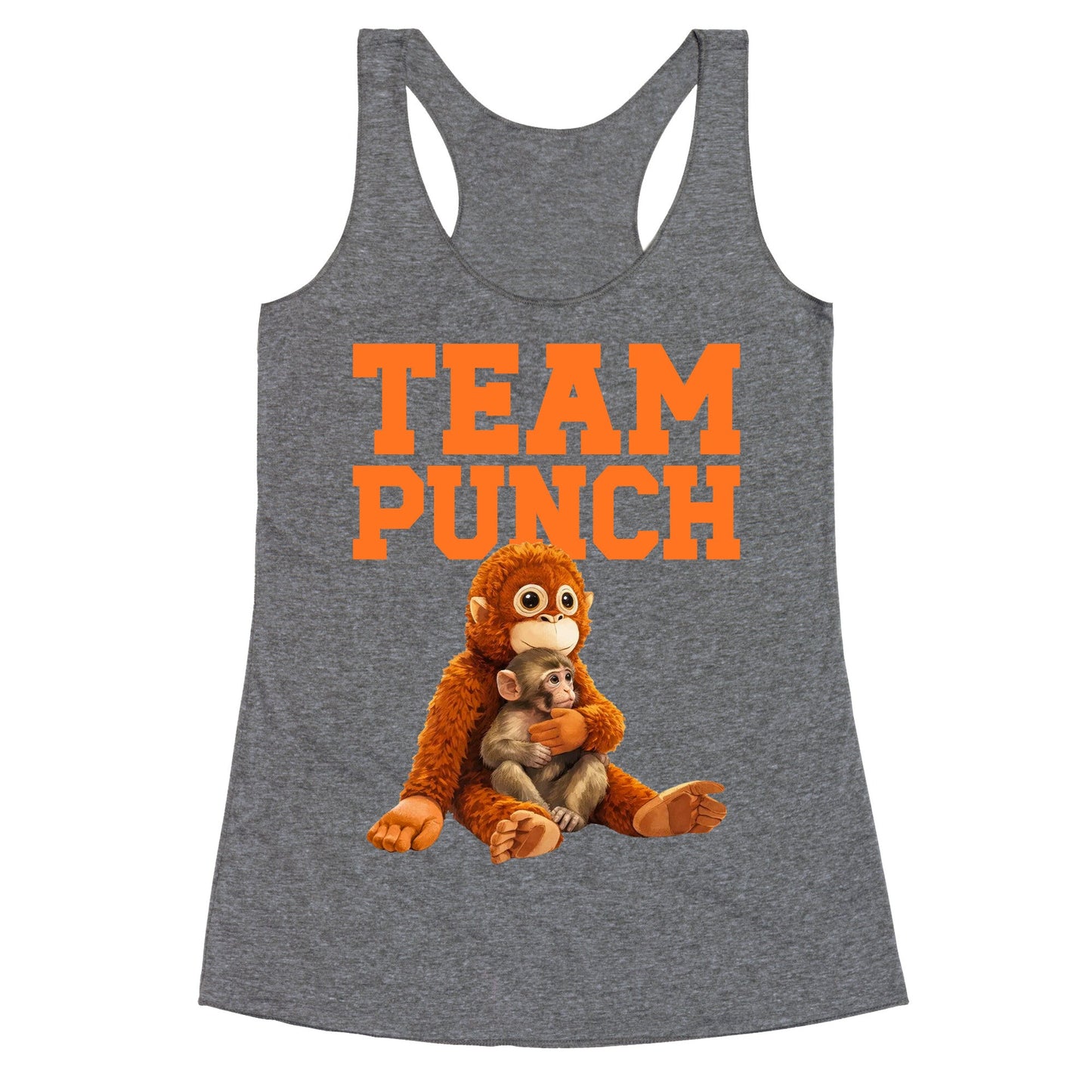 Punch The Monkey Racerback Tank