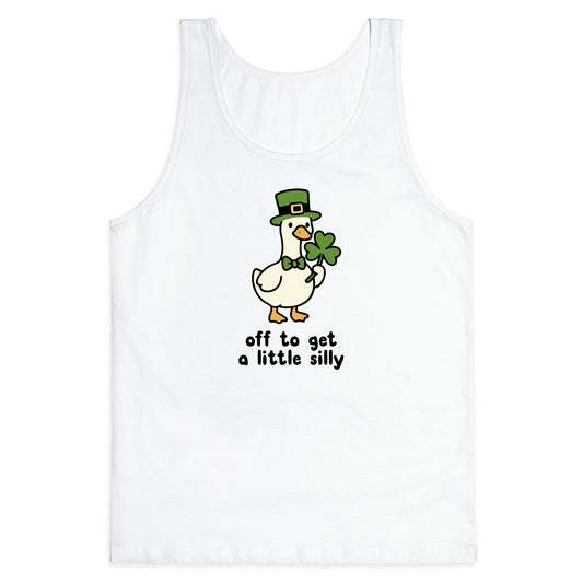 Saint Patricks Day Goose Tank Top