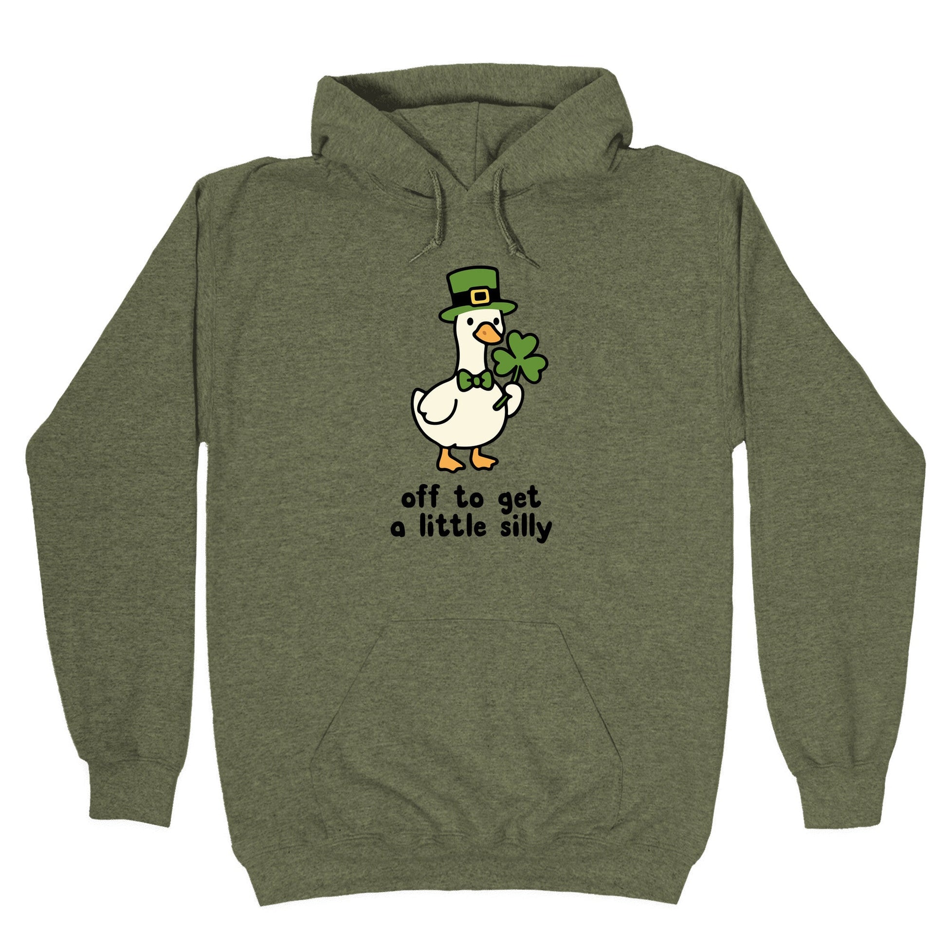 Saint Patricks Day Goose Hoodie