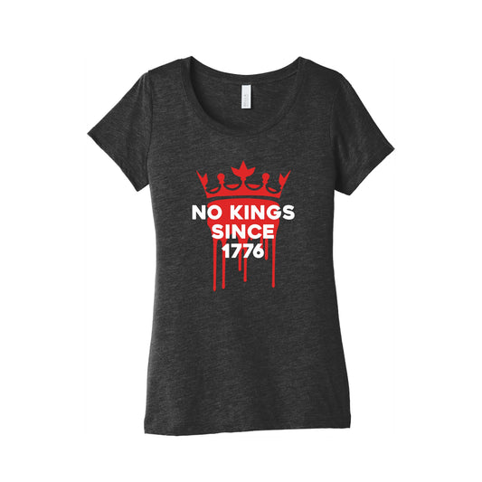 No Kings Womens Triblend Tee