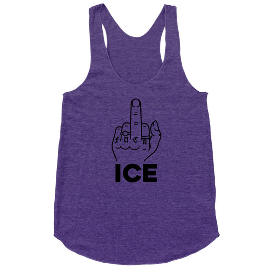 Fuck ICE Racerback Tank