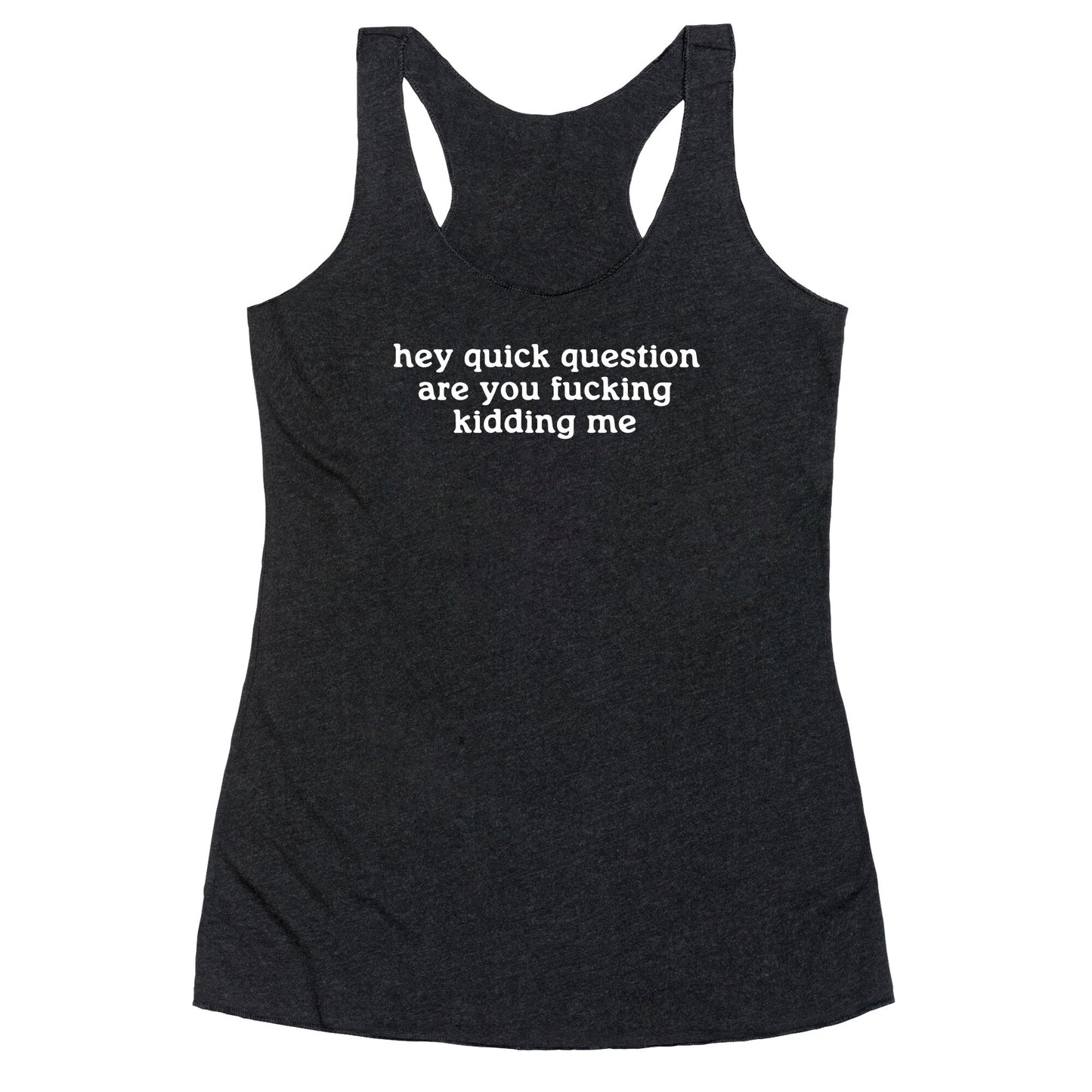 Quick Question Racerback Tank